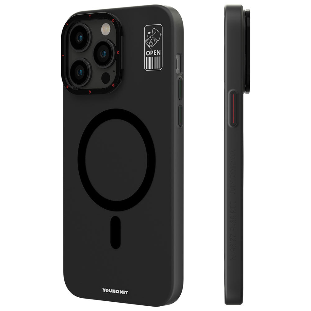 YoungKit Hermit Bracket Serisi iPhone 14 Pro Magsafe Şarj Özellikli Standlı Telefon Kılıfı - 4 YoungKit Hermit Bracket Serisi iPhone 14 Pro Magsafe Şarj Özellikli Standlı Telefon Kılıfı - 4
